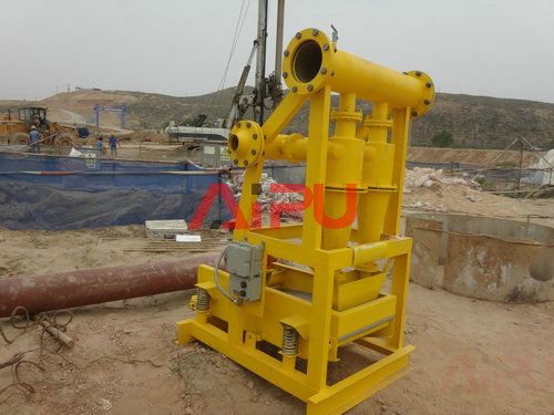 desander on oilfield
