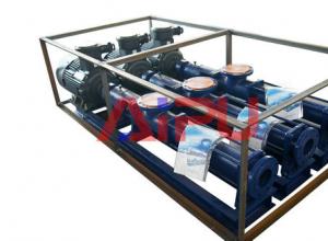 Drilling mud screw pump features