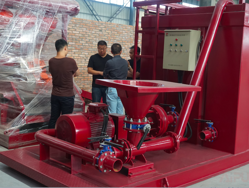 Clients visit Aipu for river dredging process