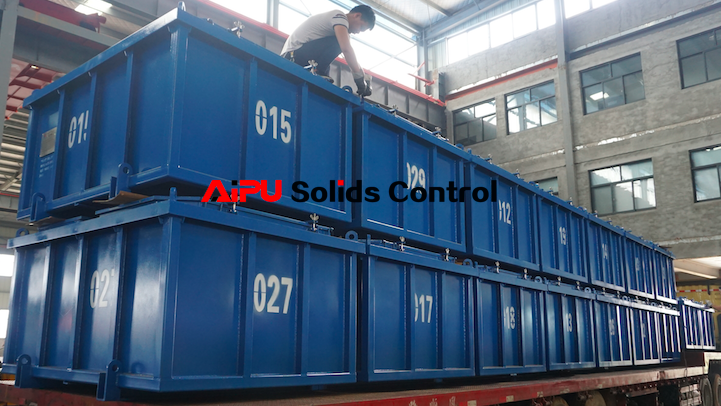 mud skips delivered to offshore drilling platform