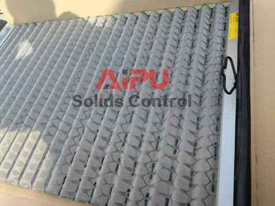 Replacement corrugated API Shale Shaker Screen