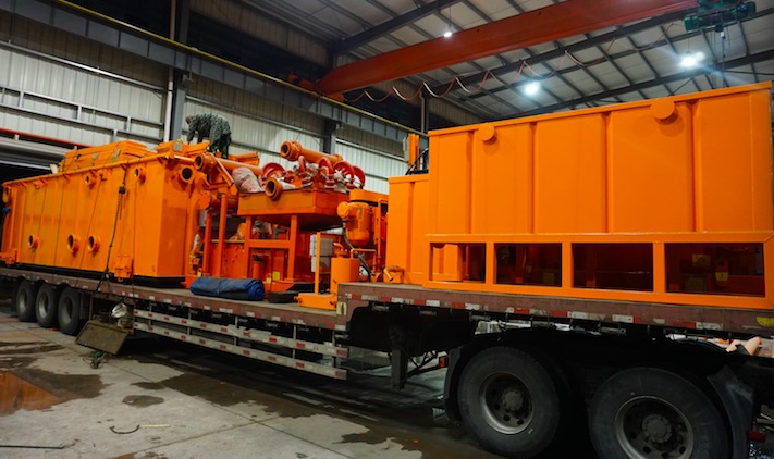 ZJ70 Rig solids control system delivery