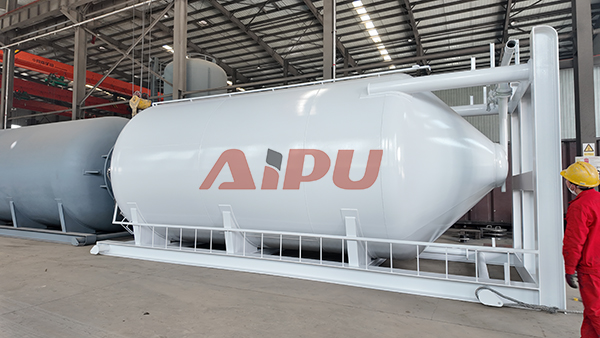 Bentonite Storage Silos with Optional Weighing Sensors