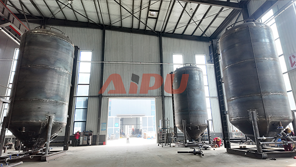 Bentonite Storage Silos with Optional Weighing Sensors