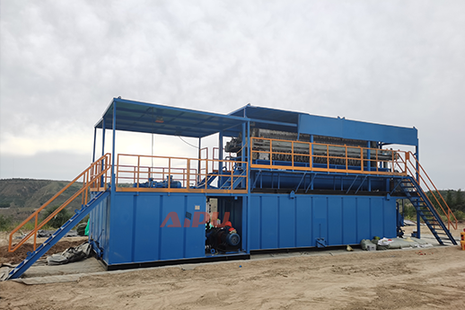 Treatment System For Sludge With Oil