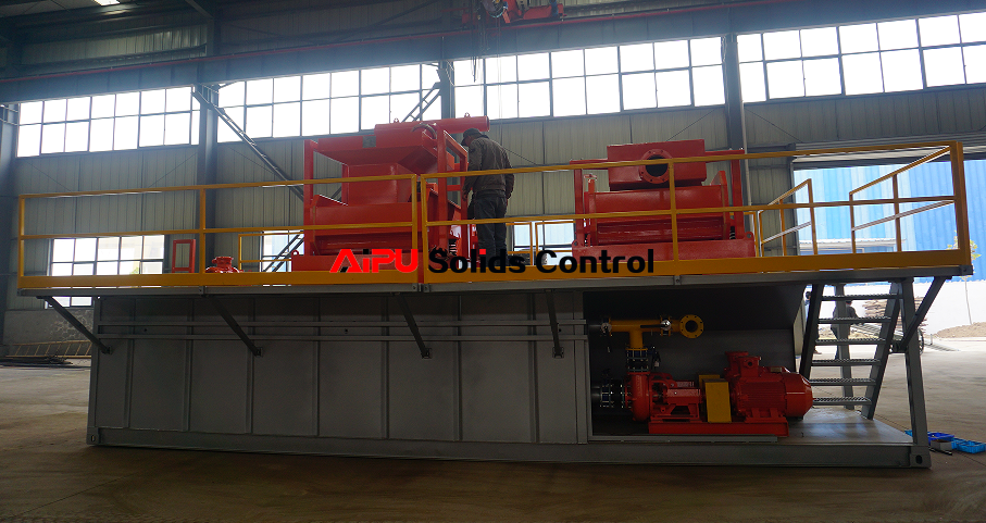 500GPM HDD mud recycling system for Indian contractor | AiPu Solid Control