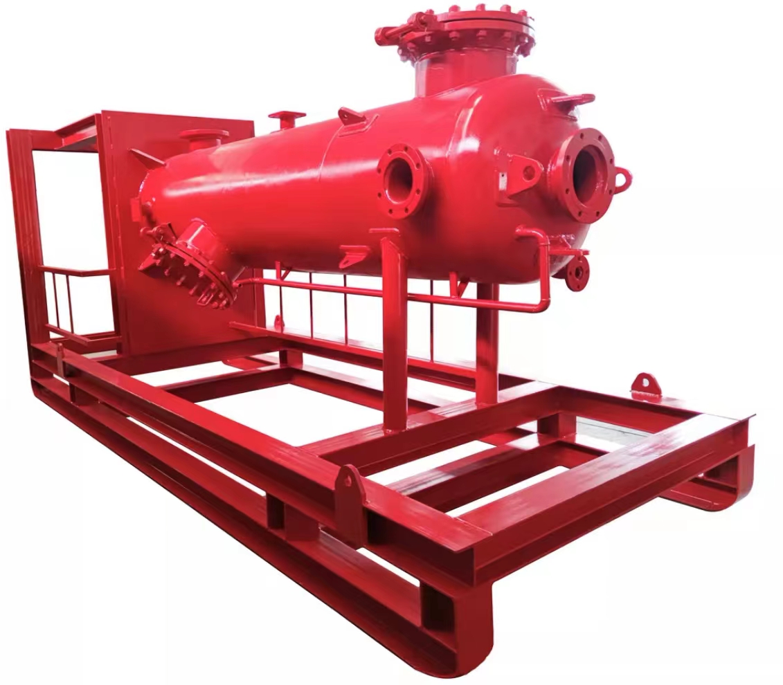 ASME mud gas separators for oil drilling abroad | AiPu Solid Control