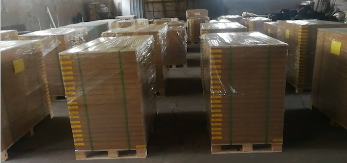 shaker screen were delivered