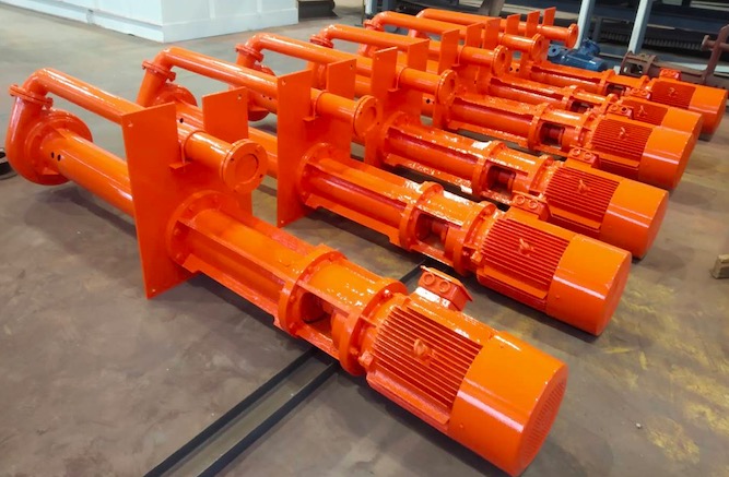 Slurry pump delivered overseas for mud recycling user