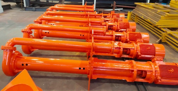 Submersible pumps delivered for mud recycling user