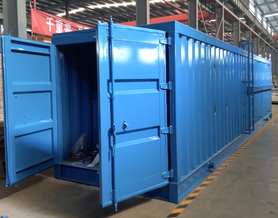Oil sludge treatment system delivery
