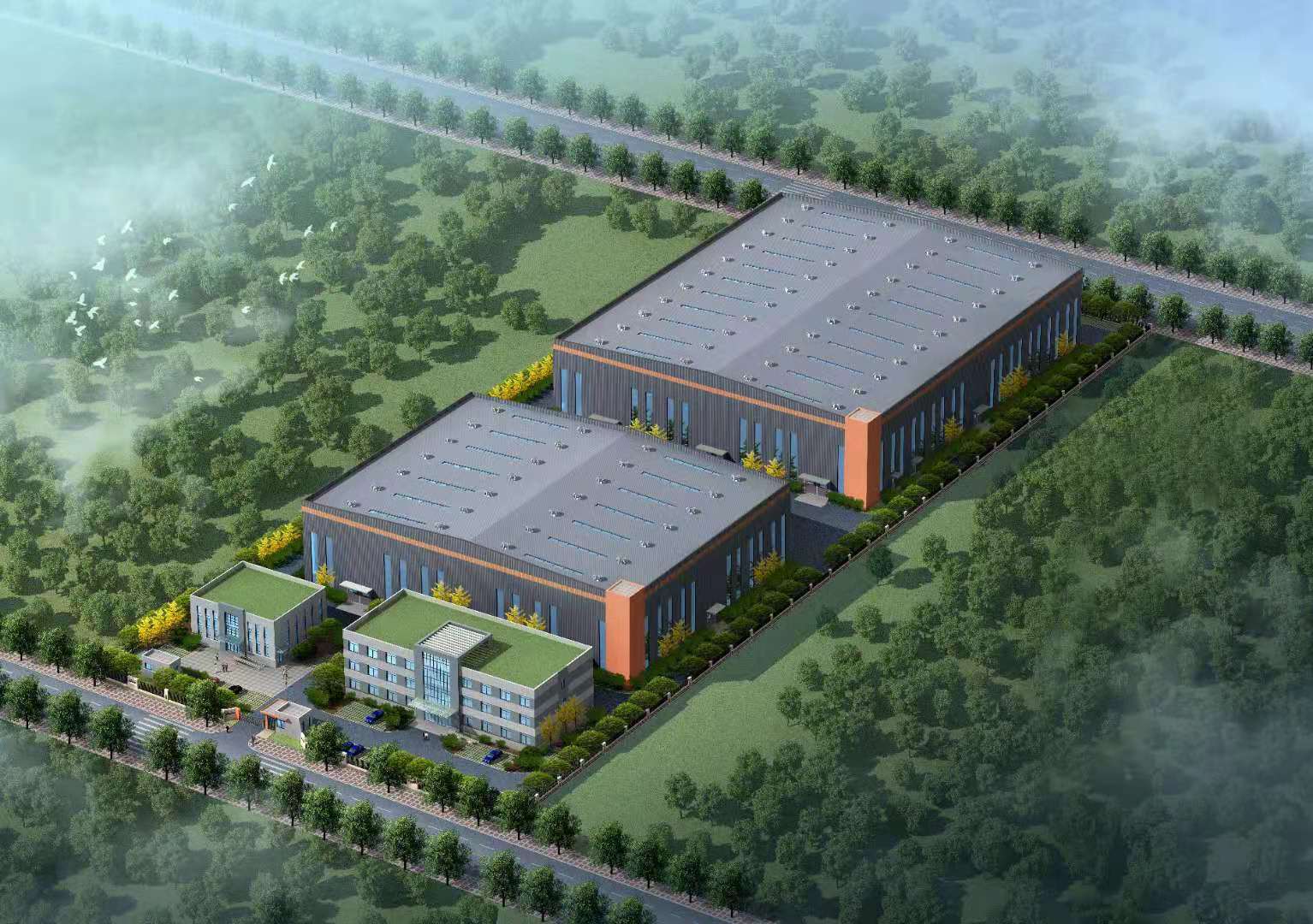 Ceremony of construction for Aipu new factory