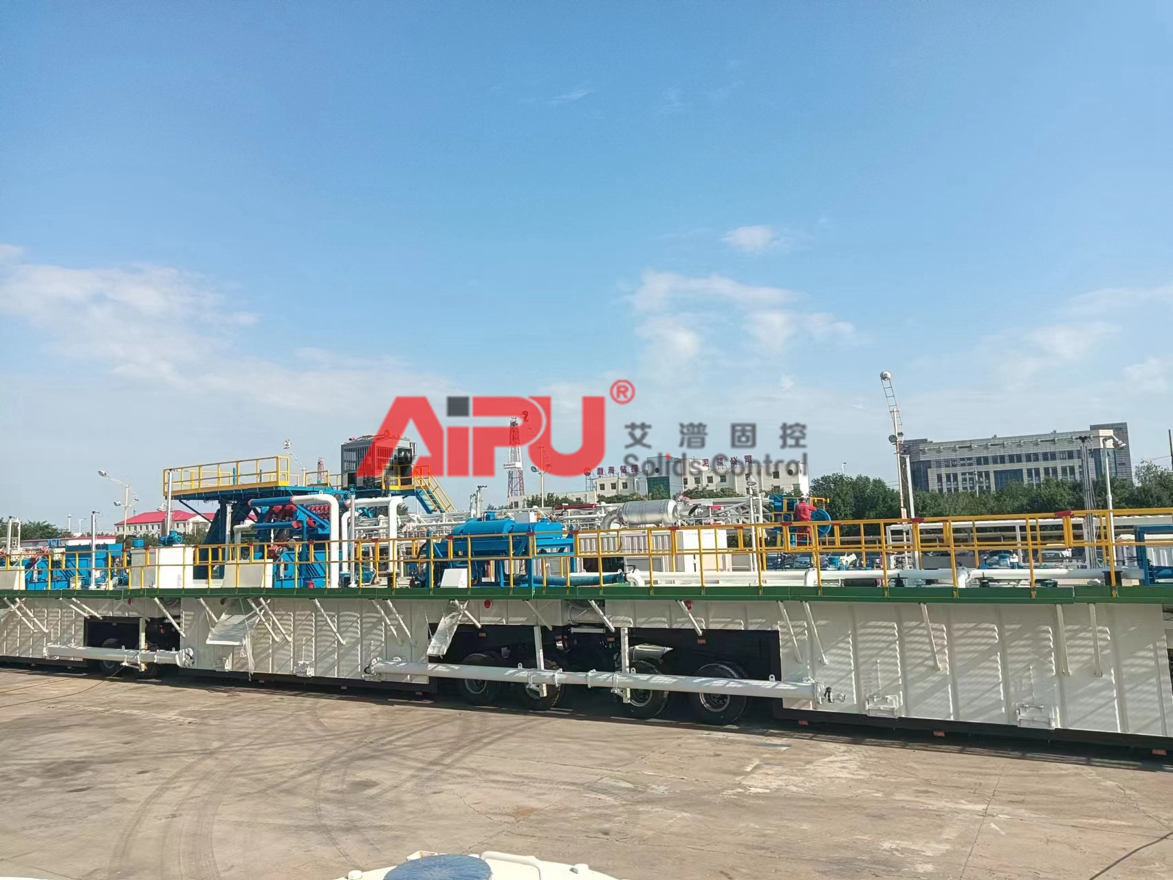 Aipu - 750  dressing machine with on-board fixed control system now in the field