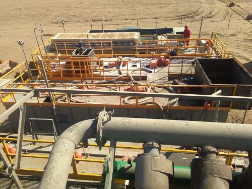Aipu water base mud management win the drilling operations