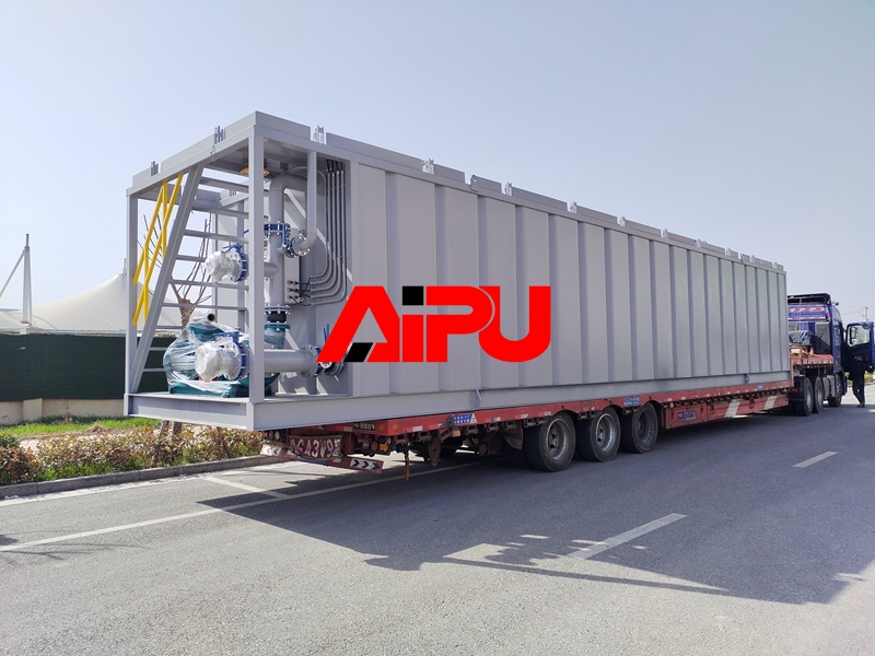 Aipu solid control completed and shipped water tanks for Sichuan Honghua 