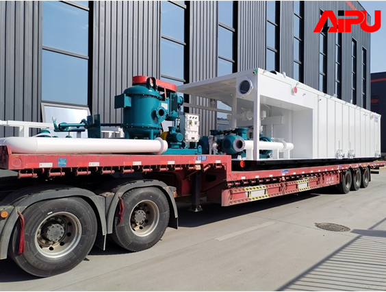 shipping solids control system
